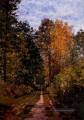 Weg im Wald Claude Monet